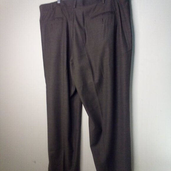 John Henry Pants Men 42 x 30 Pleated Roll Hem Brown - Picture 11 of 14
